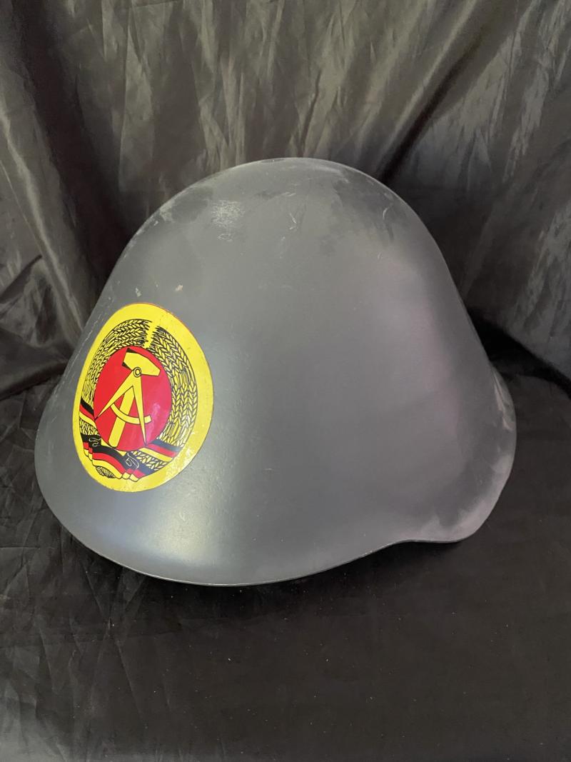 GERMAN DDR M56-M76 HELMET WITH FRONT DECAL