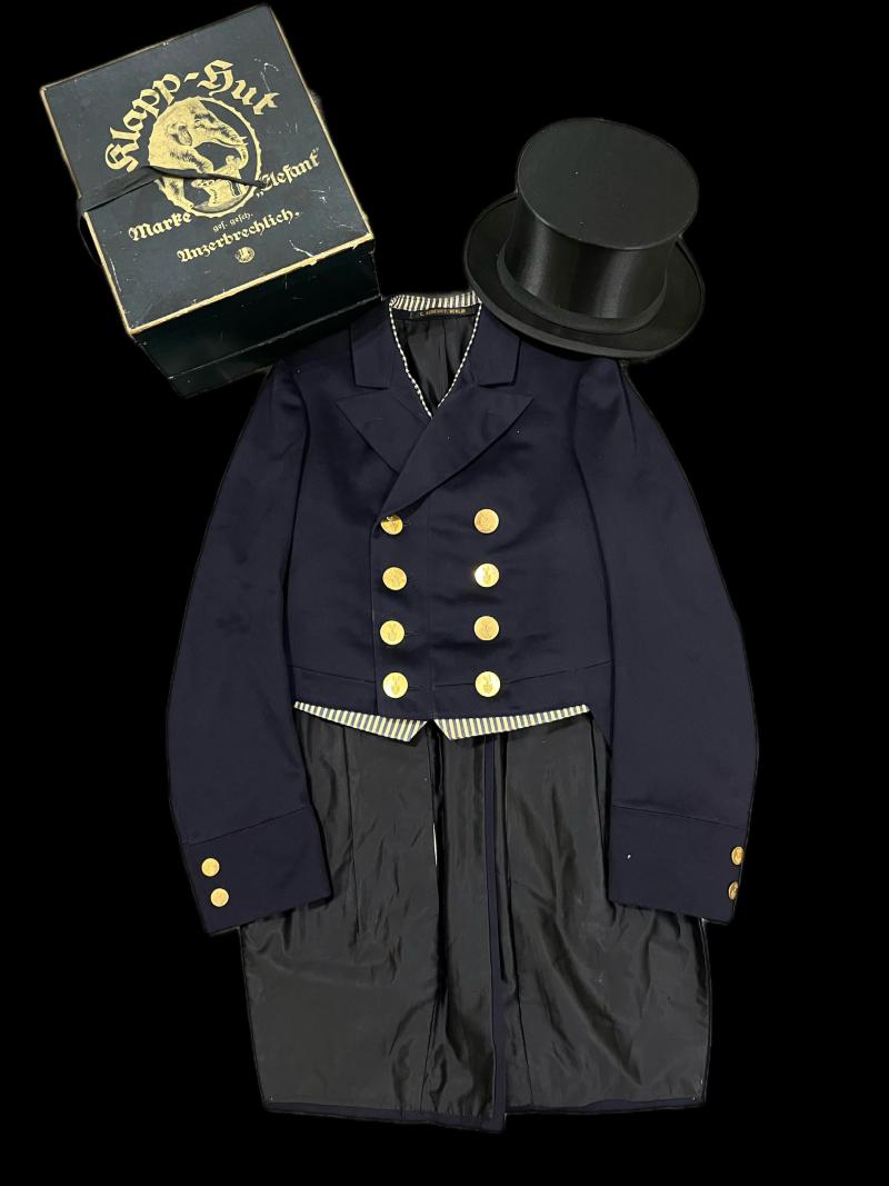 VERY RARE GERMAN REICHS CHANCELLOR BERNHARD V. BULOW FRACK AND HAT