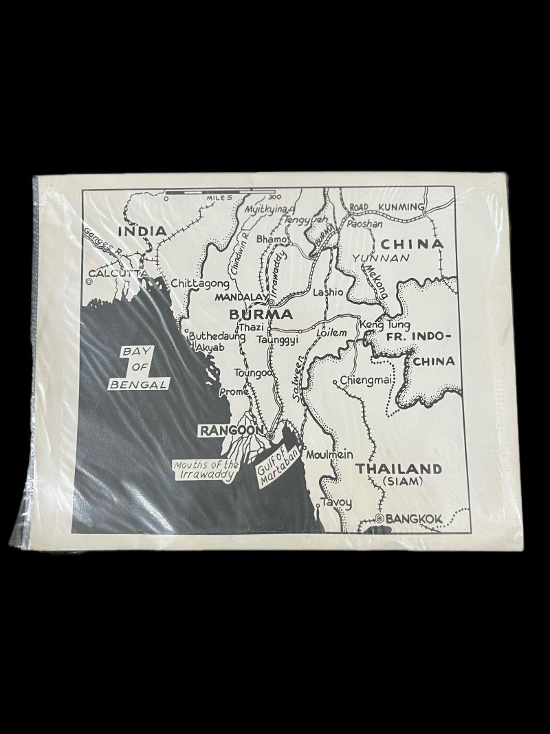 MAP OF INDIA-BURMA-CHINA WAR