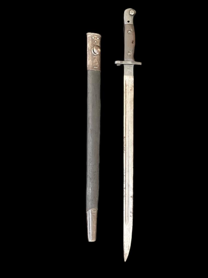 WW1 1907 PATTERN 1917 DATED SANDERSON SMLE BAYONET