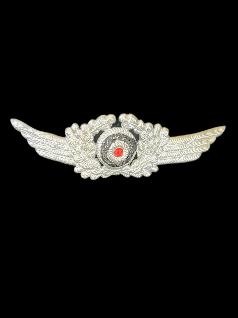 WW2 GERMAN LUFTWAFFE ALUMINIUM WREATH AND COCKADE