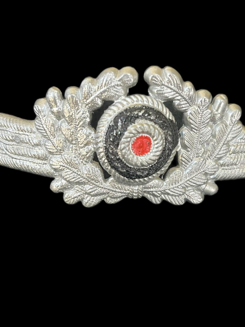 WW2 GERMAN LUFTWAFFE ALUMINIUM WREATH AND COCKADE