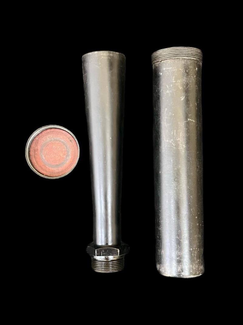 WW2 GERMAN MG13 FLASH HIDER IN ORIGINAL STEEL CASE