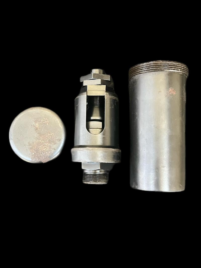 WW2 GERMAN MG13 BLANK FIRING ATTACHMENT IN TRANSIT TUBE