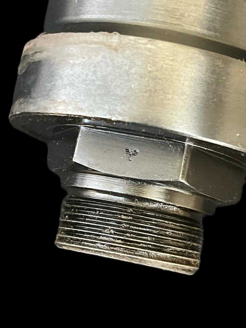 WW2 GERMAN MG13 BLANK FIRING ATTACHMENT IN TRANSIT TUBE