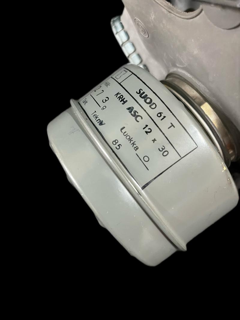 FINNISH M61 GAS MASK WITH FILTER