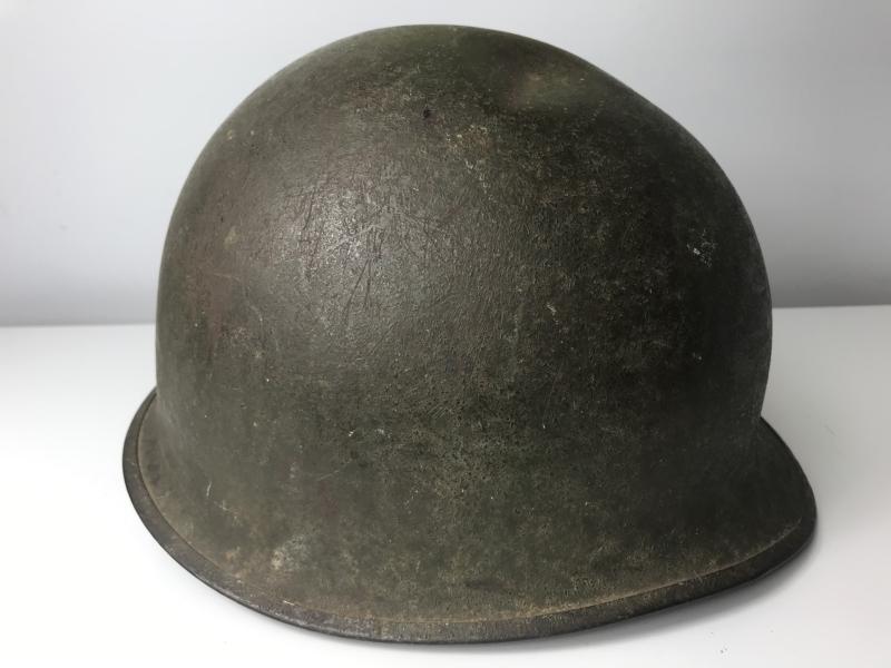 WW2 U.S. M1C FRONT SEAM PARATROOPER HELMET (MATCHING)