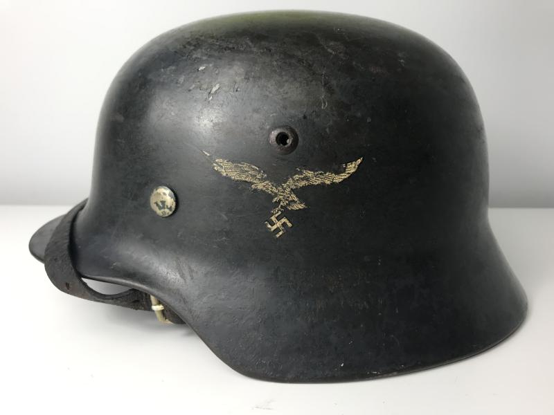 WW2 GERMAN LUFTWAFFE SINGLE DECAL SE66 M35 HELMET (NAMED)