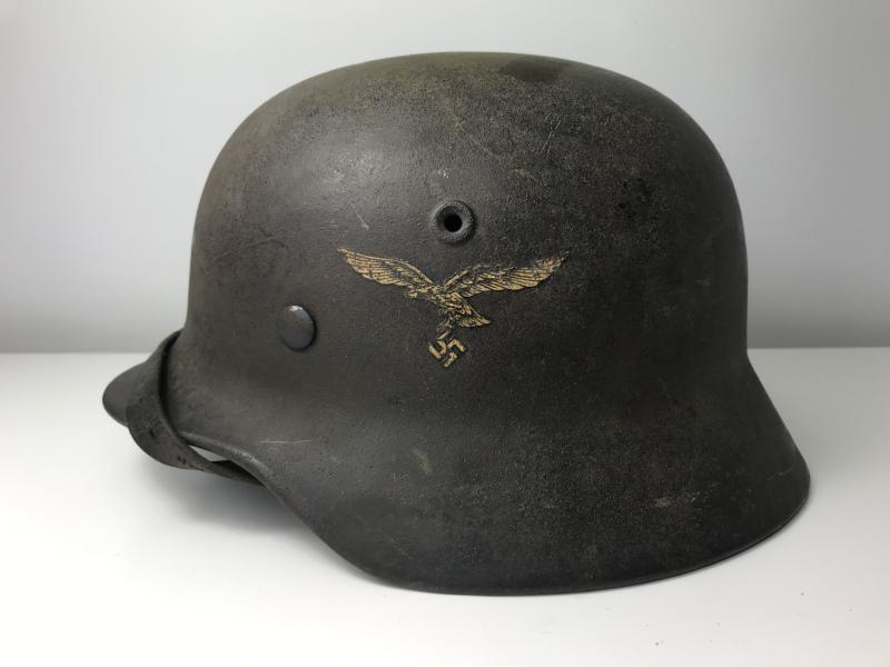 WW2 GERMAN LUFTWAFFE SINGLE DECAL EF62 M40 CAMO HELMET