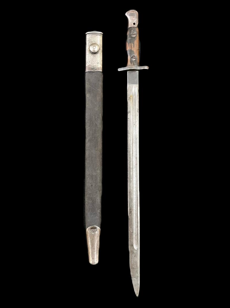 WW1 1907 PATTERN 1918 DATED SANDERSON SMLE BAYONET