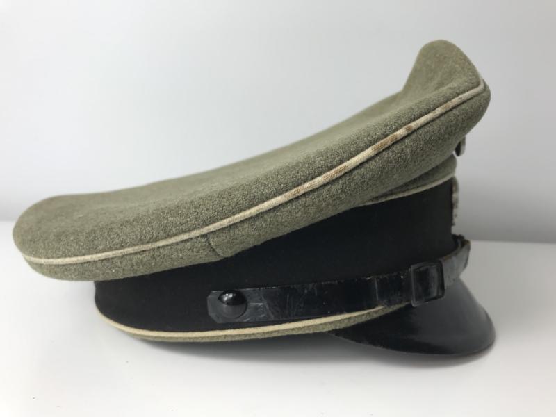 WW2 GERMAN WAFFEN-SS INFANTRY NCO VISOR CAP