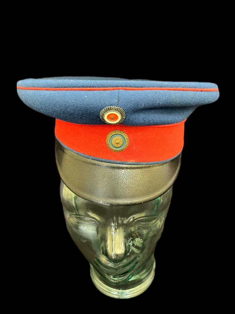 WW1 GERMAN BAVARIAN VISOR CAP FOR SCHWEREN REITER REGIMENT