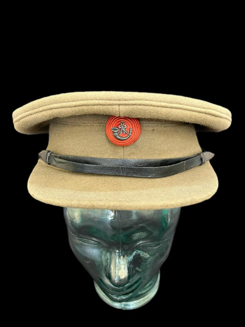 WW2 BRITISH KINGS ROYAL RIFLES CORPS OFFICER'S PEAKED CAP