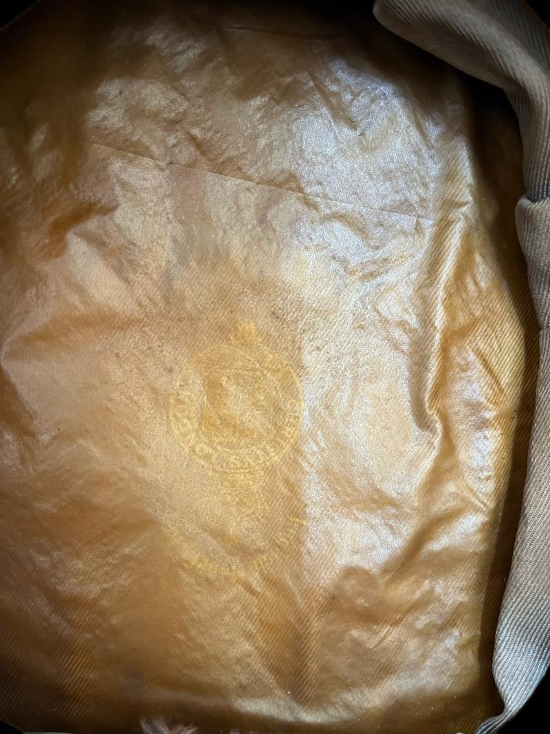 WW2 BRITISH KINGS ROYAL RIFLES CORPS OFFICER'S PEAKED CAP