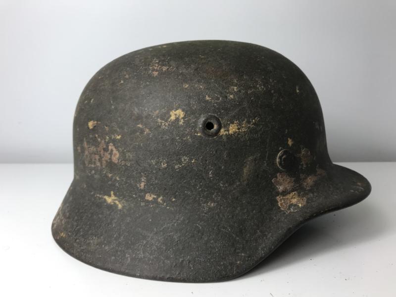 WW2 GERMAN M40 CAMO HELMET