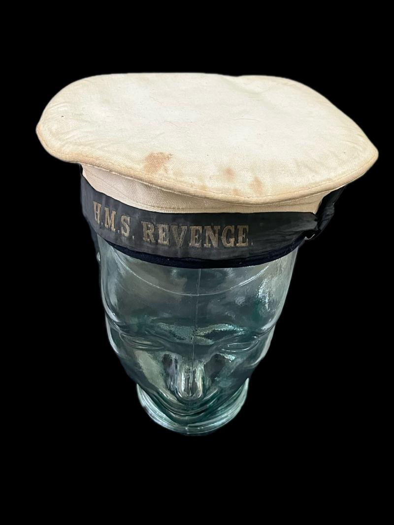 WW2 ROYAL NAVY SAILORS SUMMER PATTERN HAT