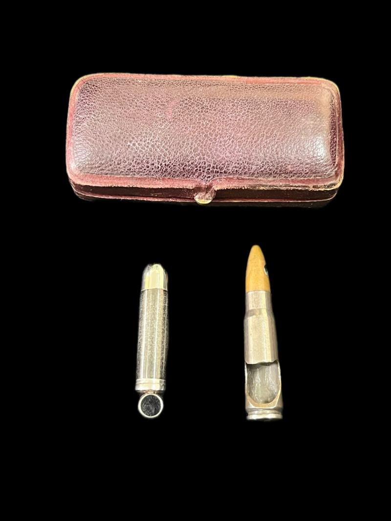 2 X BULLET KEYRINGS IN BOX