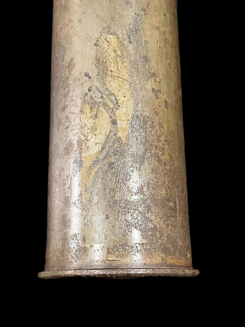 WW2 GERMAN 7.5CM KWK STUG SHELL (INERT)