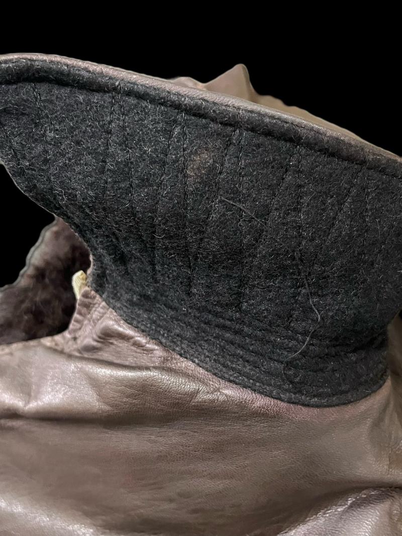 EARLY POST WAR GERMAN LEATHER JACKET (CONSIGNMENT)