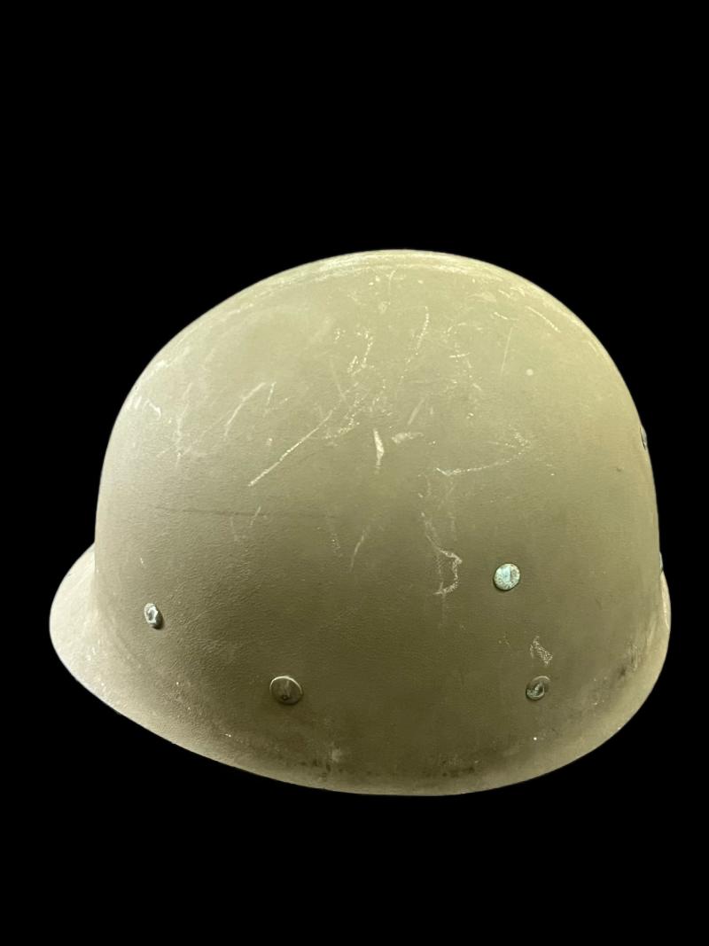 WW2 U.S. M1 FIXED BALE FRONT SEAMED HELMET