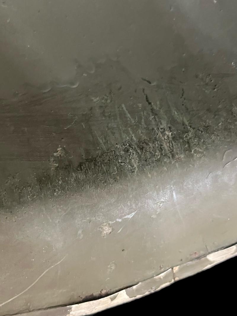 WW2 U.S. M1 FIXED BALE FRONT SEAMED HELMET