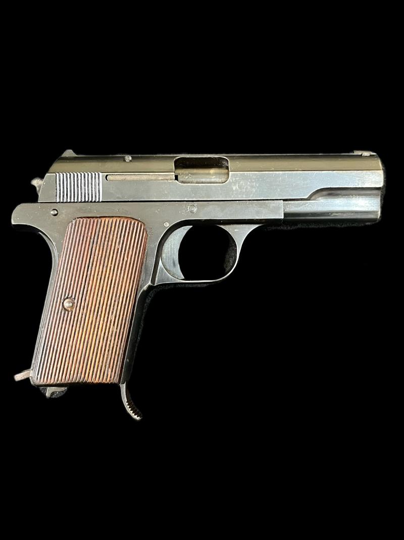 DEACTIVATED WW2 GERMAN P.MOD.37 FEMARU PISTOL (MATCHING) (EU DEACTIVATION)