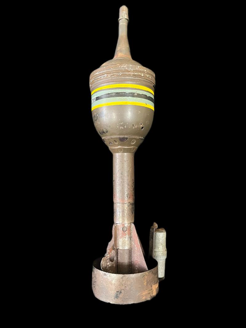 WW2 BRITISH PIAT ROUND WITH IGNITION FUZE (INERT)