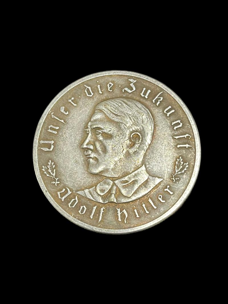 REPRODUCTION 1933 ADOLF HITLER TURNING POINT MEDAL (CONSIGNMENT)