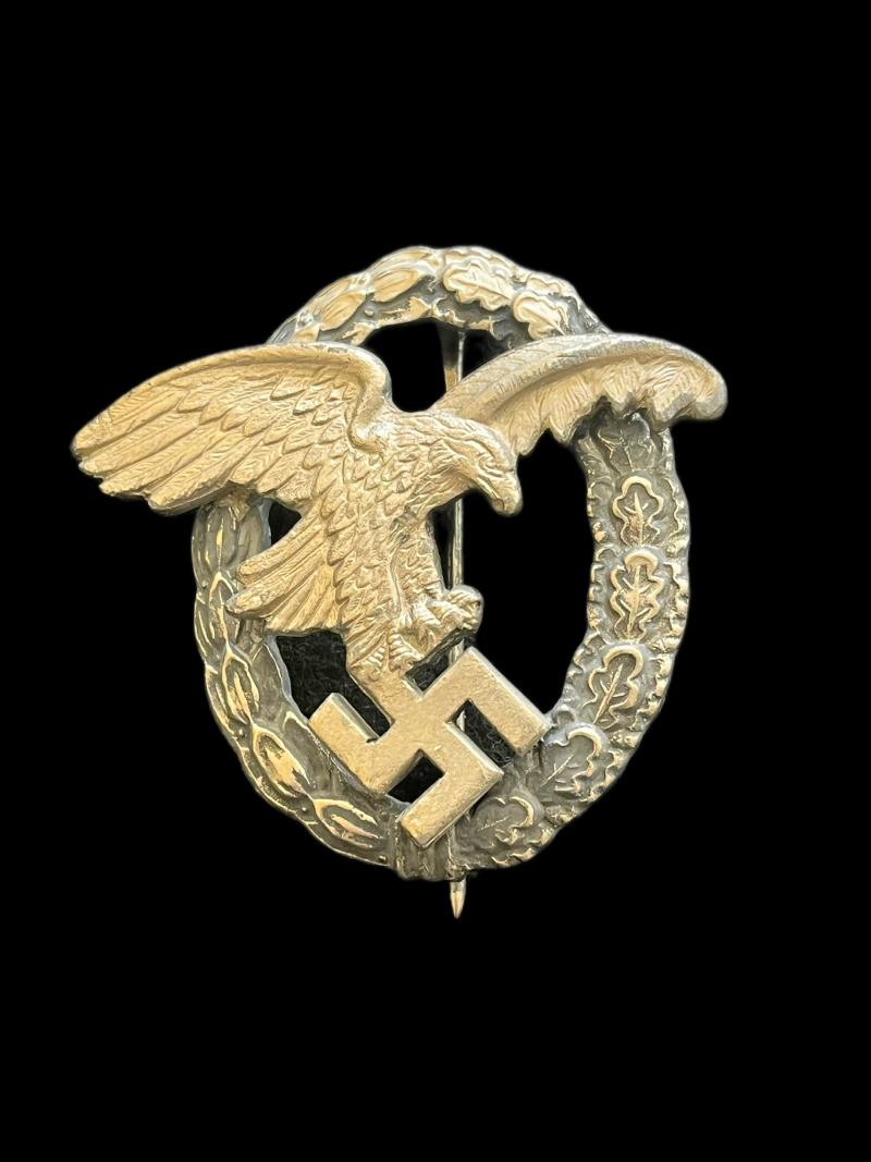 QUALITY REPRODUCTION WW2 GERMAN LUFTWAFFE OBSERVERS BADGE