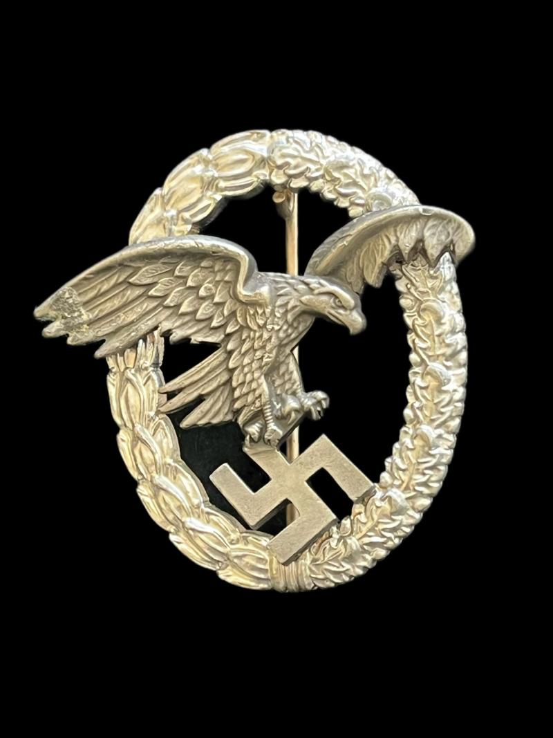 QUALITY REPRODUCTION WW2 GERMAN LUFTWAFFE OBSERVERS BADGE