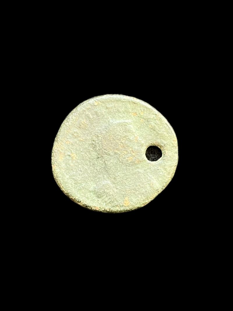 ROMAN COIN WITH HOLE FOR VIKING NECKLACE