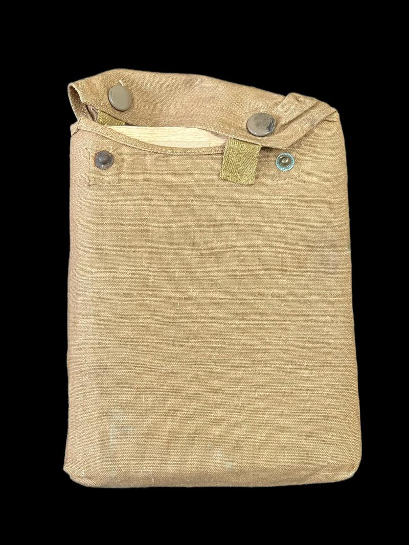 WW2 GERMAN AFRIKA KORP ANTI-GAS CAPE IN POUCH