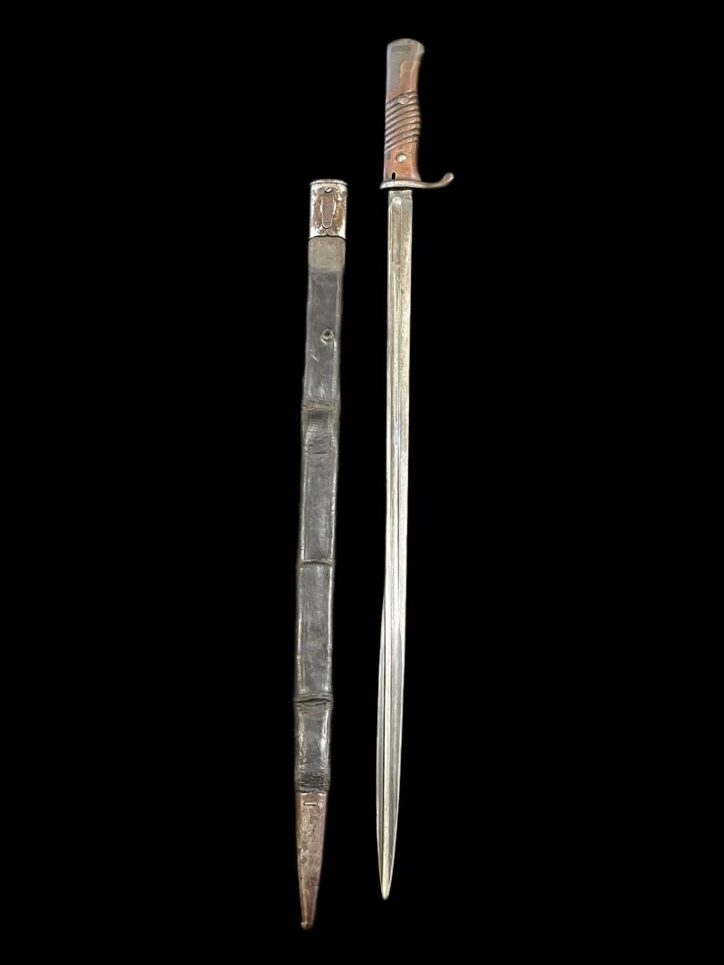 WW1 GERMAN S98 BAYONET AND SCABBARD