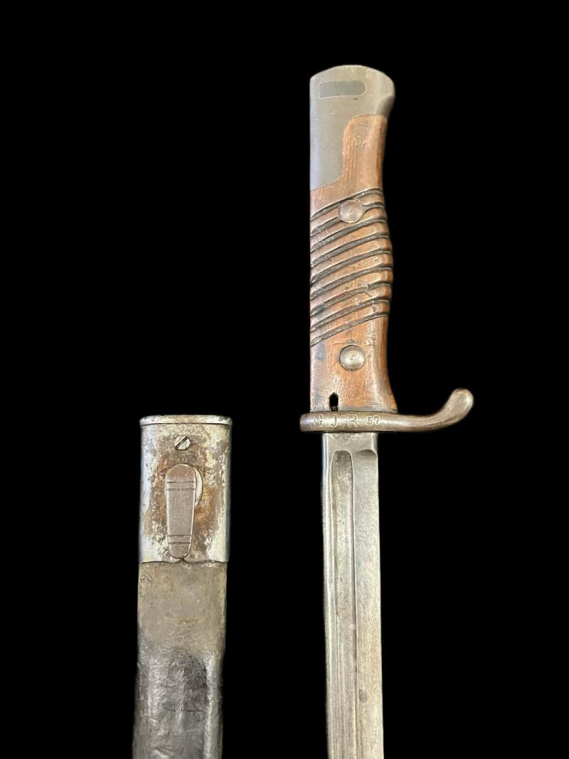 WW1 GERMAN S98 BAYONET AND SCABBARD