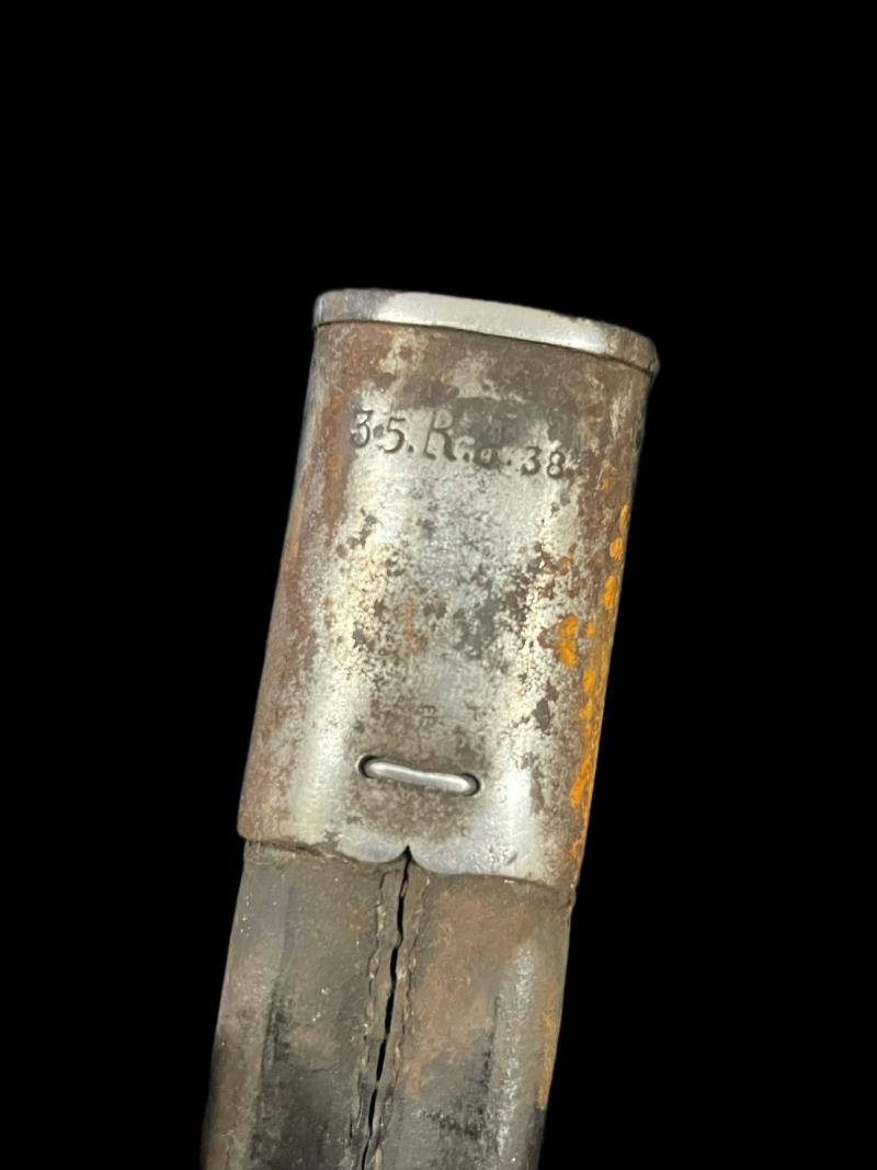 WW1 GERMAN S98 BAYONET AND SCABBARD