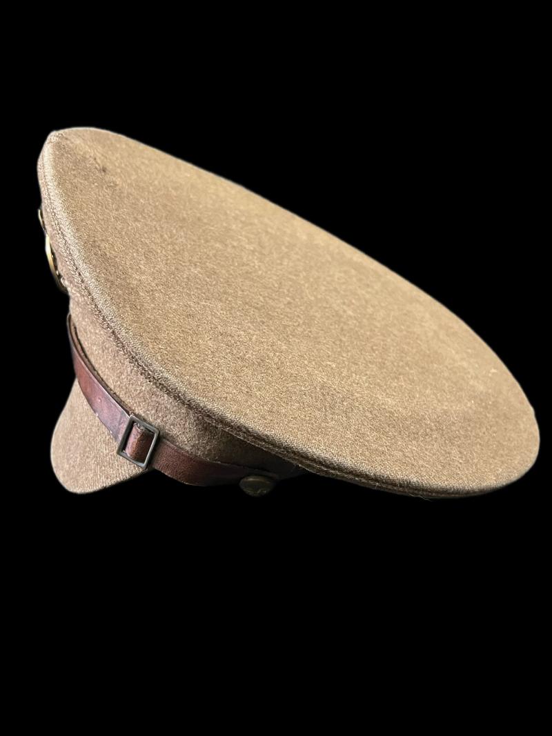 WW1 1917 DATED BRITISH ROYAL HORSE GUARDS 1905 STIFF PATTERN CAP