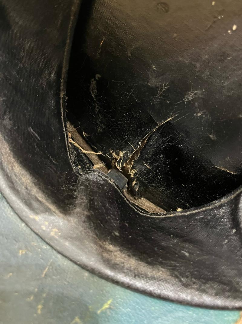 WW1 1917 DATED BRITISH ROYAL HORSE GUARDS 1905 STIFF PATTERN CAP