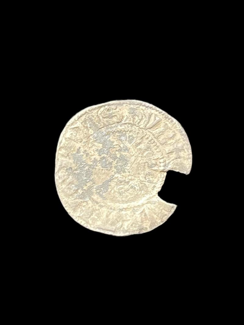 PLANTAGENET DAMADGED SILVER PENNY COIN