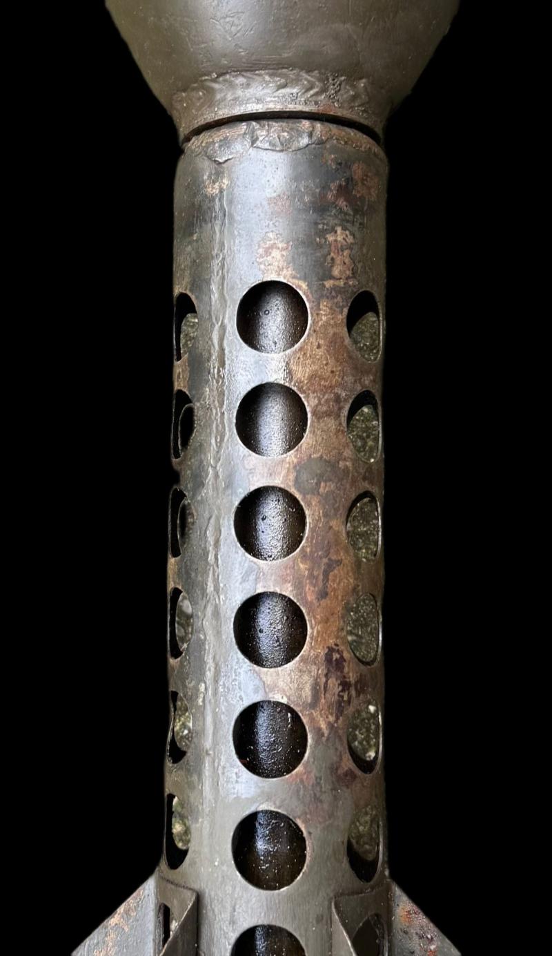 WW2 GERMAN 3.7CM STIELGRANATE 41 FOR THE 3.7CM PAK CANNON.