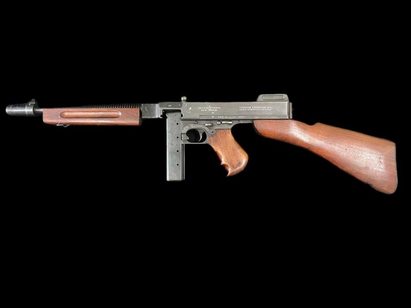 DEACTIVATED THOMPSON M1928A1 SMG (MATCHING) (UK DEACTIVATION)