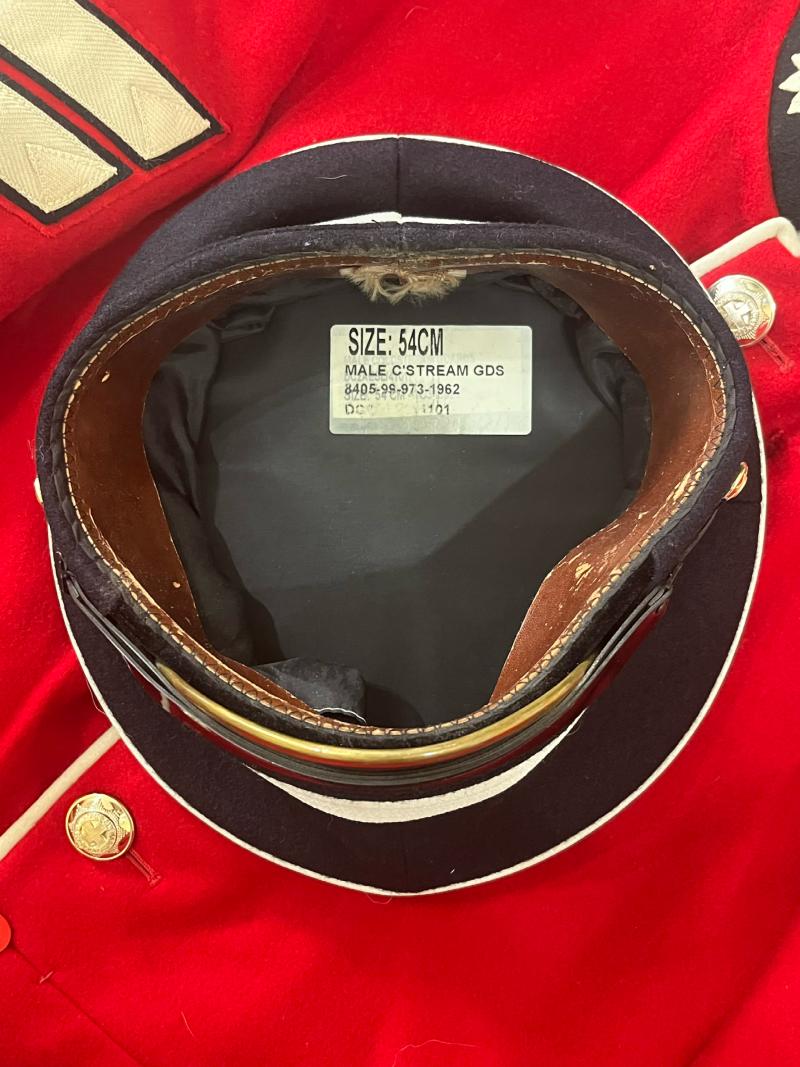 COLDSTREAM GUARDS TUNIC, TROUSERS AND PEAK CAP