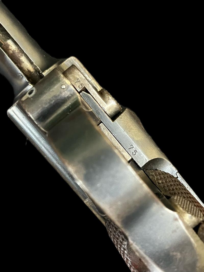 RARE DEACTIVATED EARLY WW1 1908 GERMAN MILITARY ISSUE LUGER PISTOL (NAMED) (NEW EU DEACTIVATION)