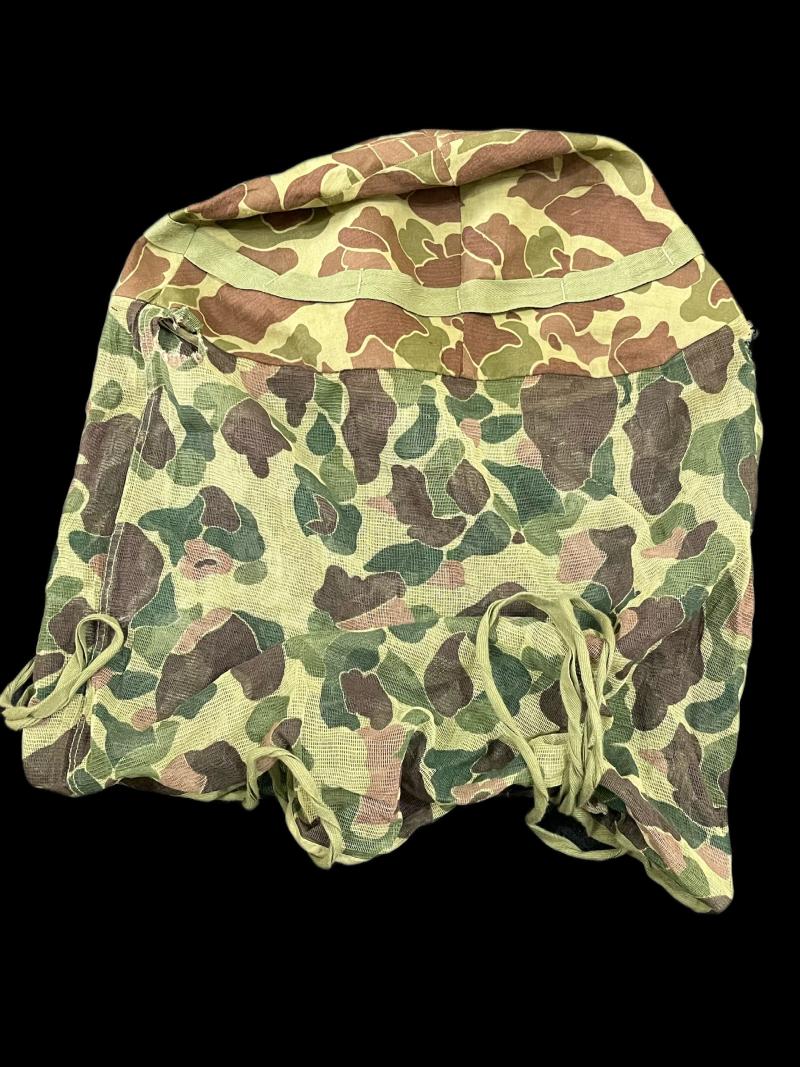 WW2 U.S. MARINE CORPS MOSQUITO CAMOUFLAGE HELMET COVER/NET