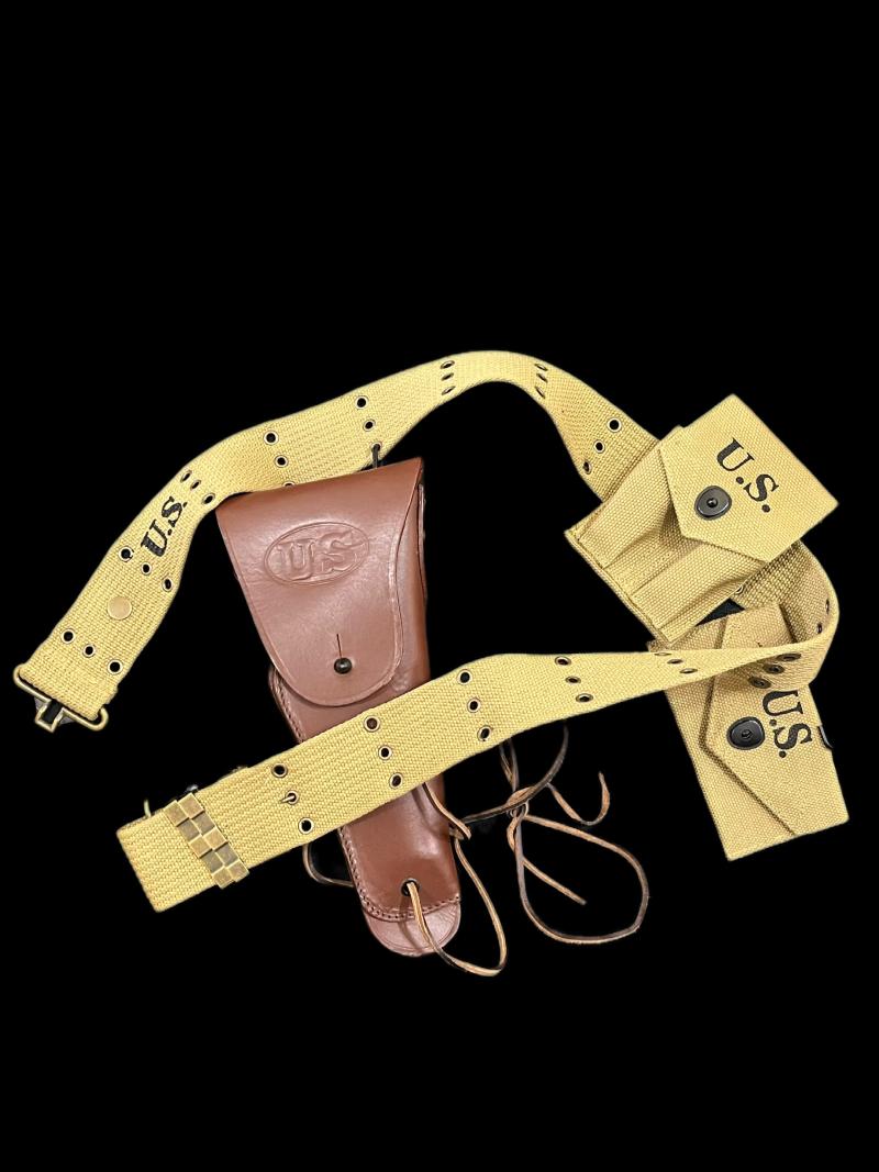 REPRODUCTION WW2 U.S. 1911 HOLSTER, BELT & POUCHES
