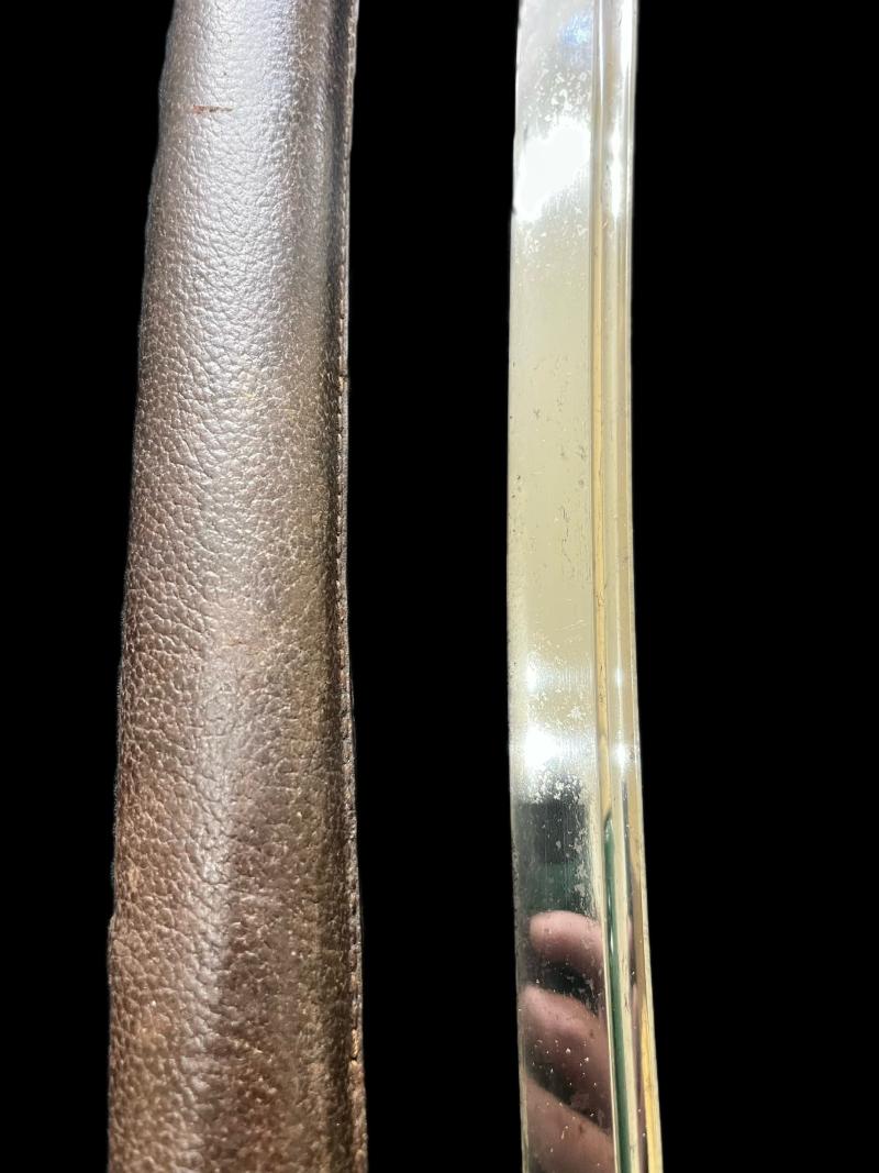 WW2 JAPANESE OFFICER'S SIGNED HILT KATANA SWORD & SCABBARD & LETTER OF RETENTION