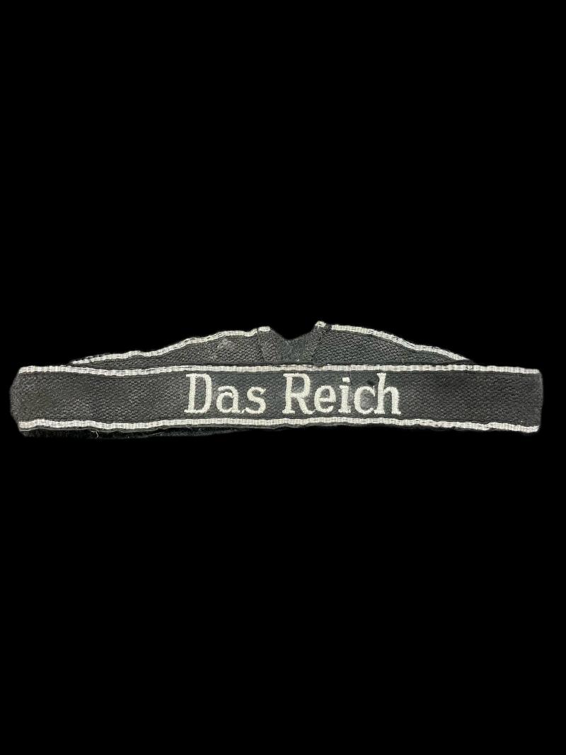 WW2 GERMAN DAS REICH OFFICERS CUFF TITLE