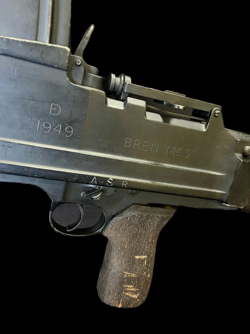 DEACTIVATED 1949 ENFIELD BREN MK.III MACHINE GUN (MATCHING) (UK DEACTIVATION)