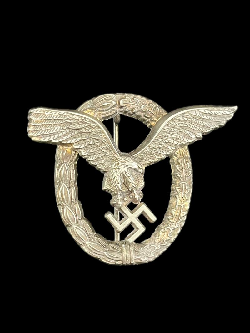REPRODUCTION WW2 GERMAN LUFTWAFFE PILOTS BADGE
