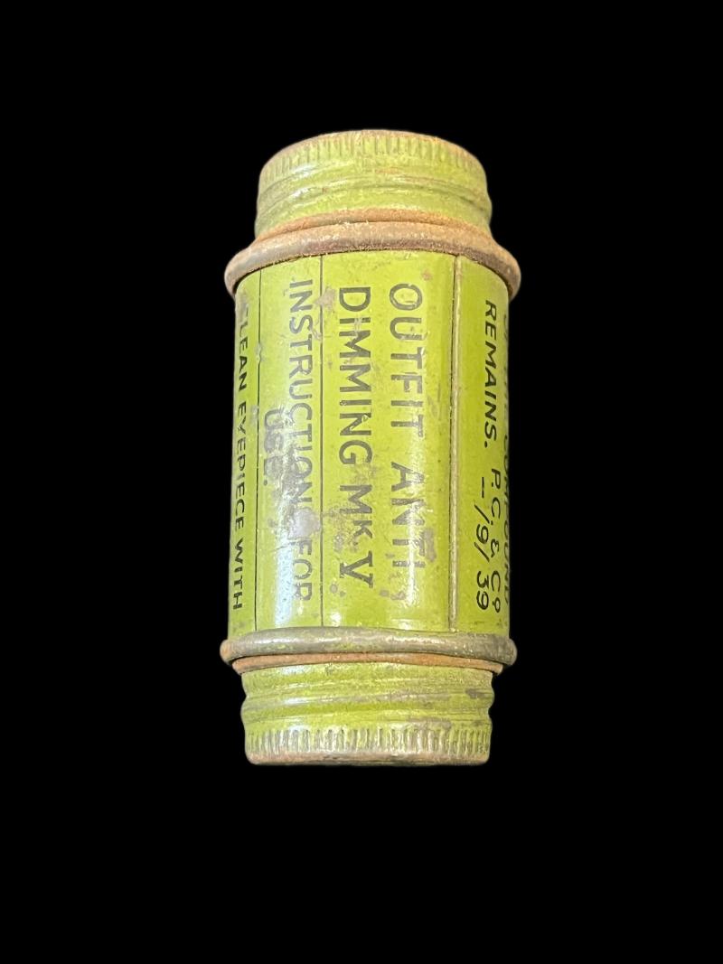 WW2 BRITISH GAS MASK ANTI DIMMING