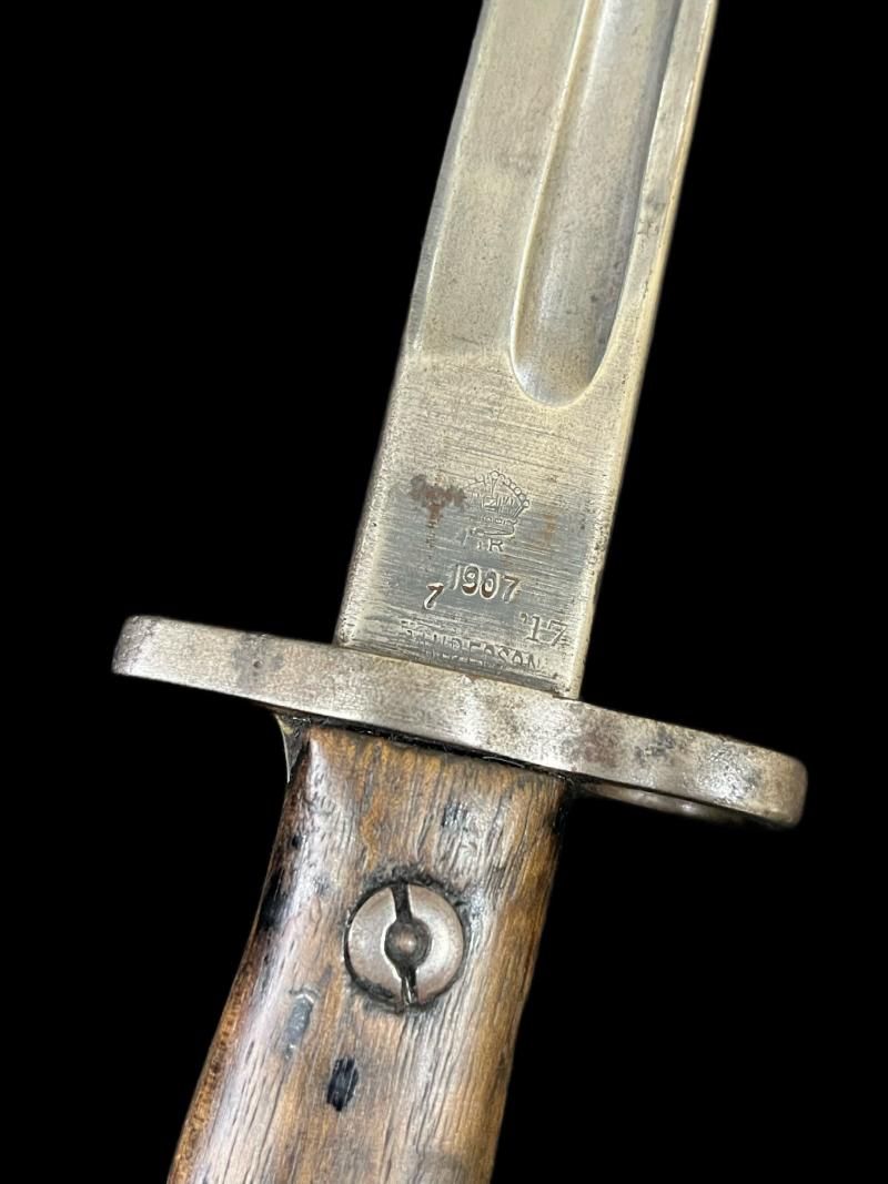 WW1 1907 PATTERN 1917 DATED SANDERSON SMLE BAYONET